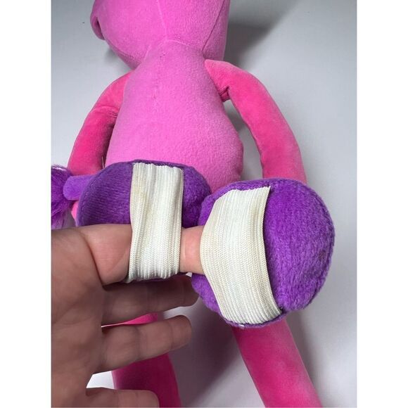 Stretch Kins Pink And Purple Unicorn Plush Toy 30" Tall - Picture 9 of 12
